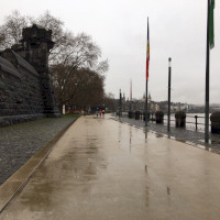 Laufen am Deutschen Eck