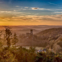 Burg Pyrmont bei Pillig in der Eifel