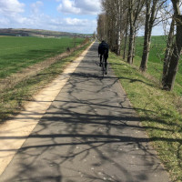 Maifeld Radweg zwischen Polch und Ochtendung