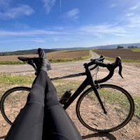 Kurze Pause mit Blick in die Eifel