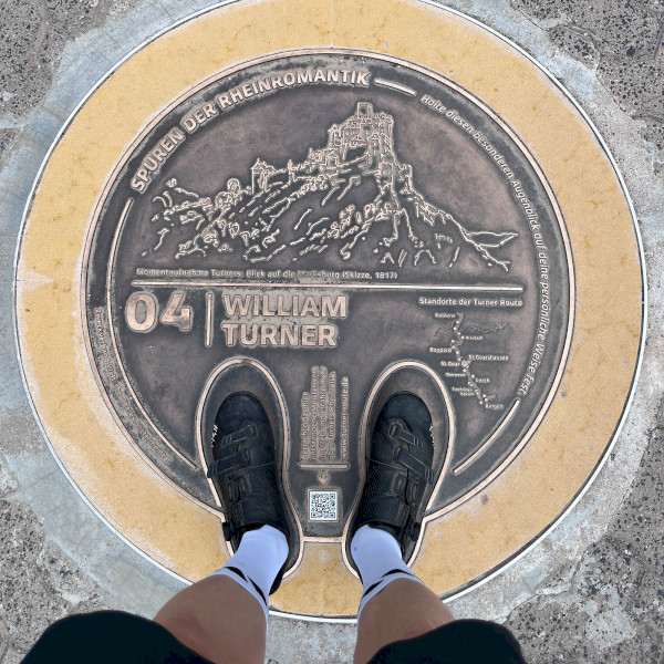 Auf den Spuren von William Turner - Blick auf die Marksburg