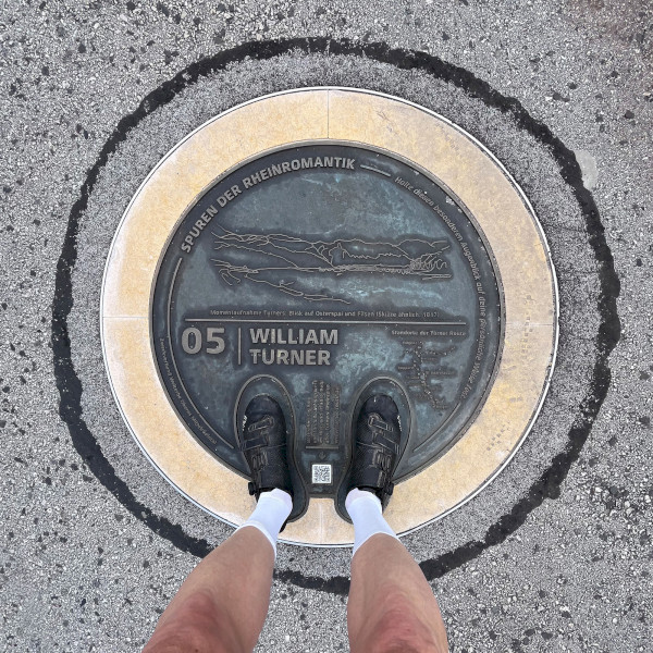 Auf den Spuren von William Turner - Blick auf Osterspai und Filsen